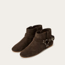 Avzam Boots, dark chocolate velvet